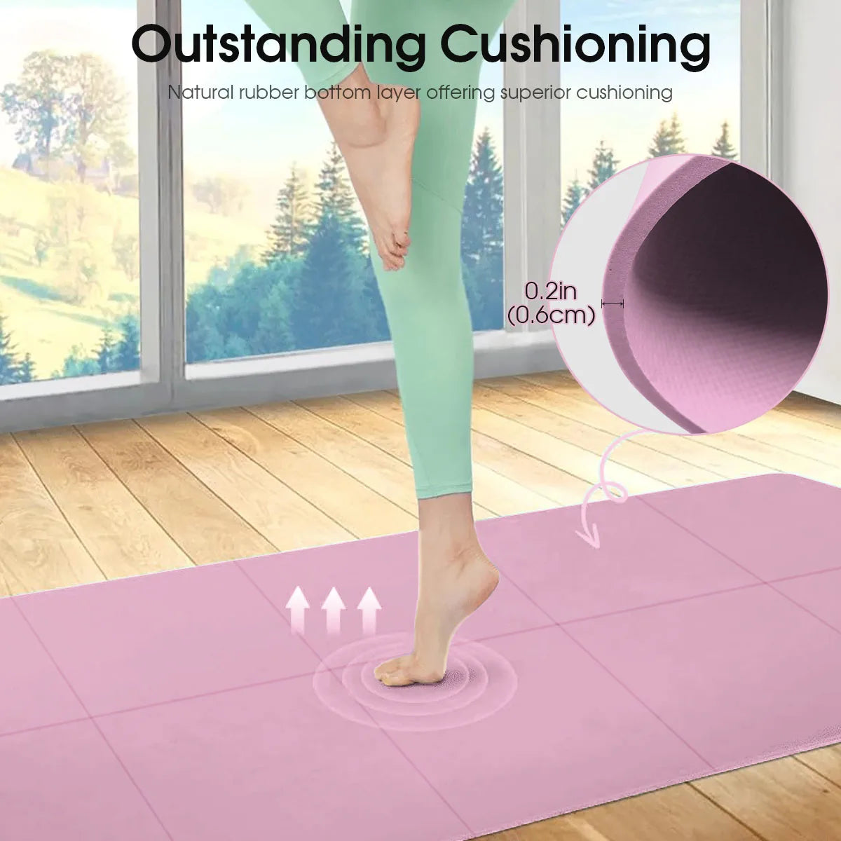 CushionGrip Yoga Mat